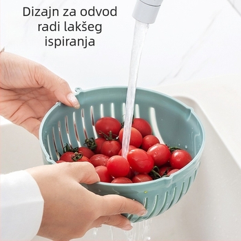 Višestruki sjeckalica za povrće s posudom za rezanje | Materijal: PP | Prilagodljivo obrađivanje | Tisak logotipa