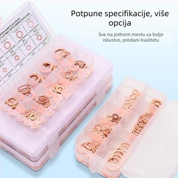 Plosnate bakrene podloške za pomorsko brtvljenje – Materijal: bakar; Namjena: pomorska uporaba; Standard: 6-22