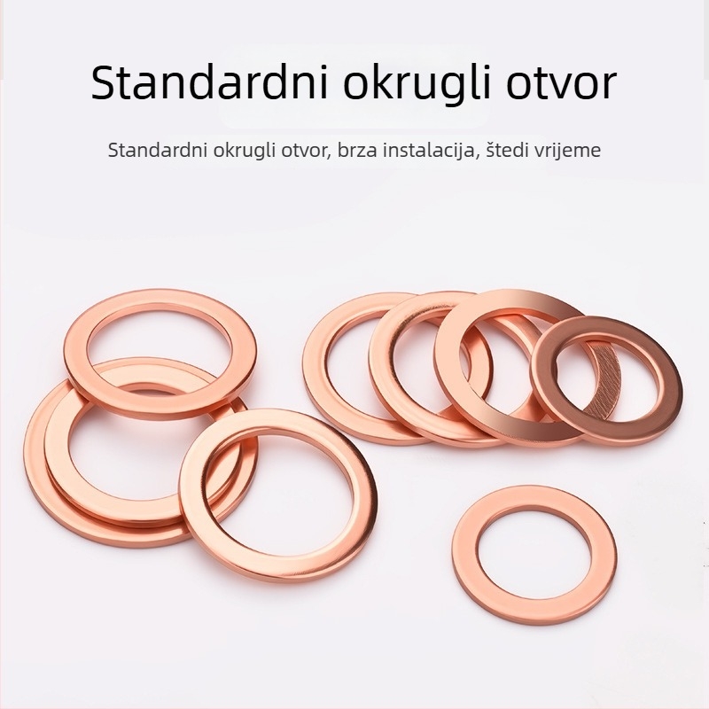 Plosnate bakrene podloške za pomorsko brtvljenje – Materijal: bakar; Namjena: pomorska uporaba; Standard: 6-22