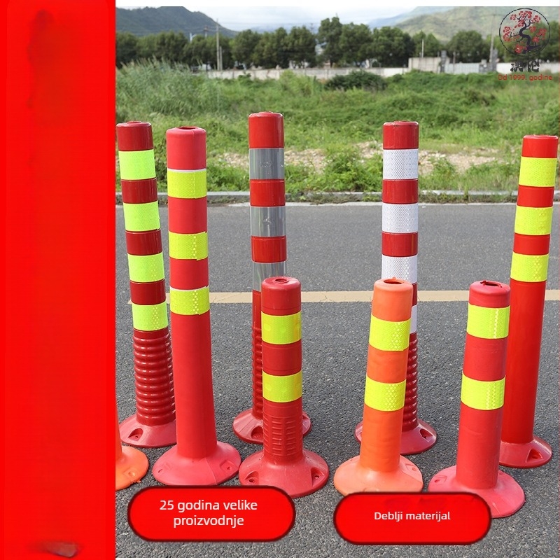 Upozoravajući stup, PU elastični, izolacijski stup, dodatak za zaštitu ograde, marka Aolun