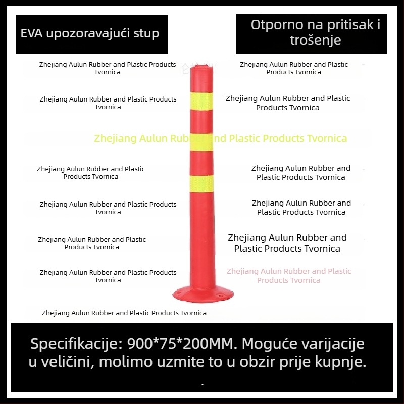 Upozoravajući stup, PU elastični, izolacijski stup, dodatak za zaštitu ograde, marka Aolun