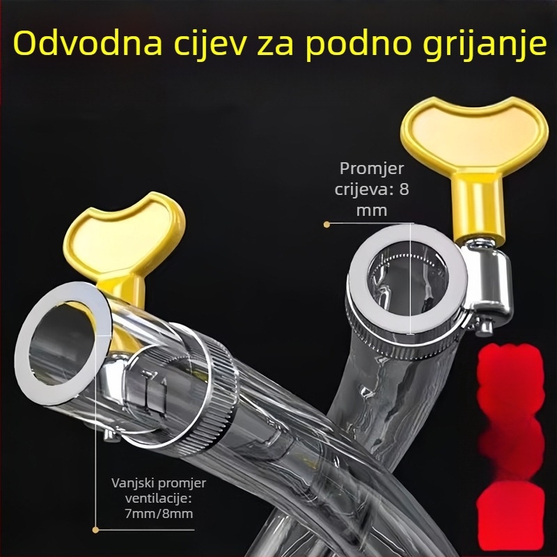 Distribucijski vodovodni rastavljač za podno grijanje - PVC, spojni materijal plast, marka Hangge, stil modernog jednostavnog dizajna, prenosno