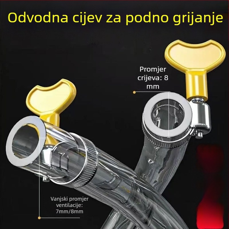 Distribucijski vodovodni rastavljač za podno grijanje - PVC, spojni materijal plast, marka Hangge, stil modernog jednostavnog dizajna, prenosno