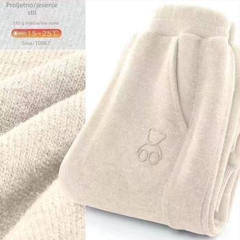 Dječje zimske hlače — Leisure osnovni stil; EVA tkanina; podstava zeca dlaka 91–95%; Za novorođenčad