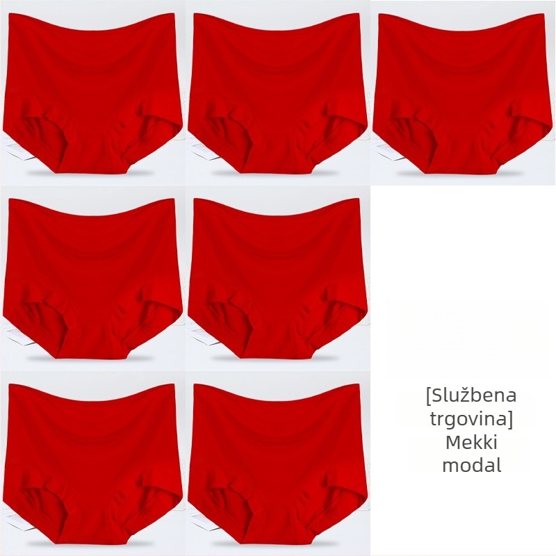 Ženske gaćice od modala s antibakterijskom zaštitom, visokim strukom, grafensku podstavu, jednobojne