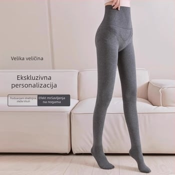 Visoko dugačke čarape s fleeceom od viskoze za žene, jesensko-zimski stil, japanski stil, 18–40 godina