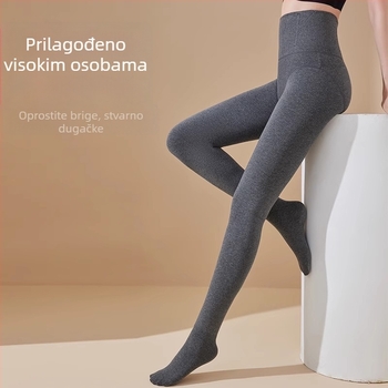 Visoko dugačke čarape s fleeceom od viskoze za žene, jesensko-zimski stil, japanski stil, 18–40 godina