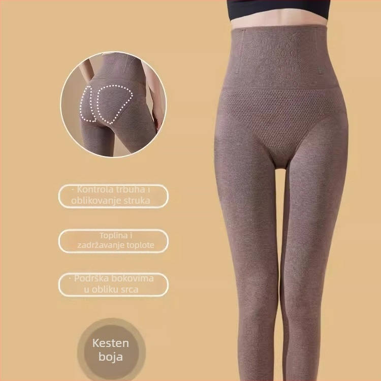 Visoko dugačke čarape s fleeceom od viskoze za žene, jesensko-zimski stil, japanski stil, 18–40 godina