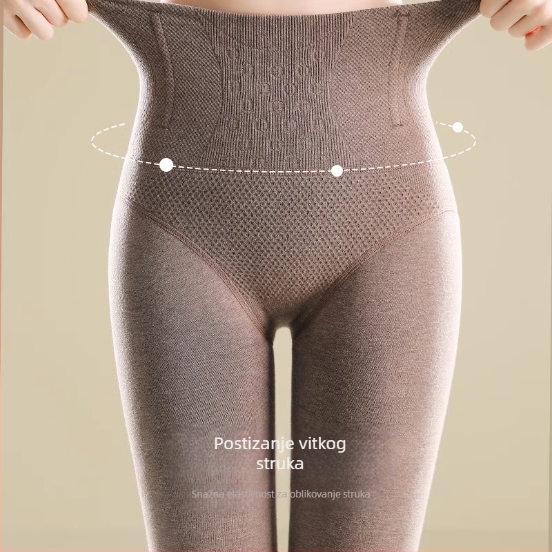 Visoko dugačke čarape s fleeceom od viskoze za žene, jesensko-zimski stil, japanski stil, 18–40 godina