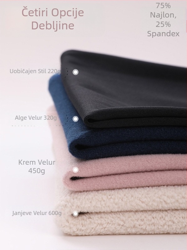 Legice u stilu ajkule s fleece podstavom, najlon-spandeks smjesa, duljina 9/10, Barbie uzorak, podizanje stražnjice