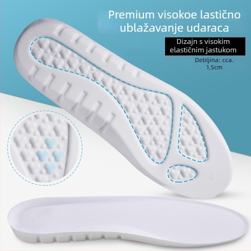 PU sportske uloške, model 6013, upijaju znoj, cijeli ulošci, pogodni za tenisice, čizme, casual i radnu obuću