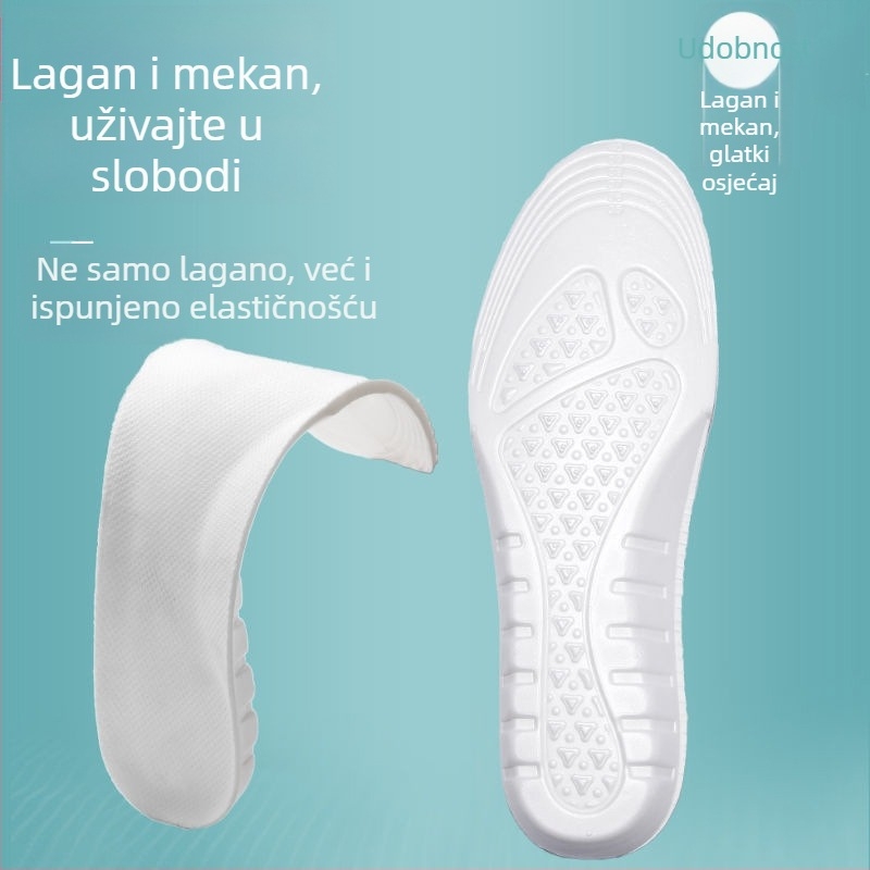 EVA ulošci za sportske cipele – unisex, cijeli uložak, povećanje visine, pogodni za tenisice, kožne, casual i radne cipele, sve sezone