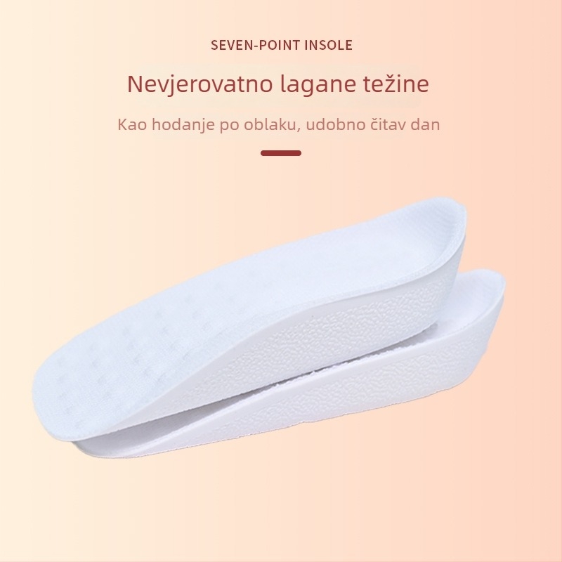 Ulošci za povećanje visine – PU materijal, potpora luka, polovični ulošci, pogodni za tenisice, čizme i casual obuću