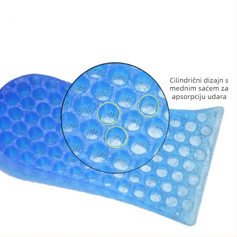 Silikonski nevidljivi ulošak za povećanje visine, unisex, potpora pete