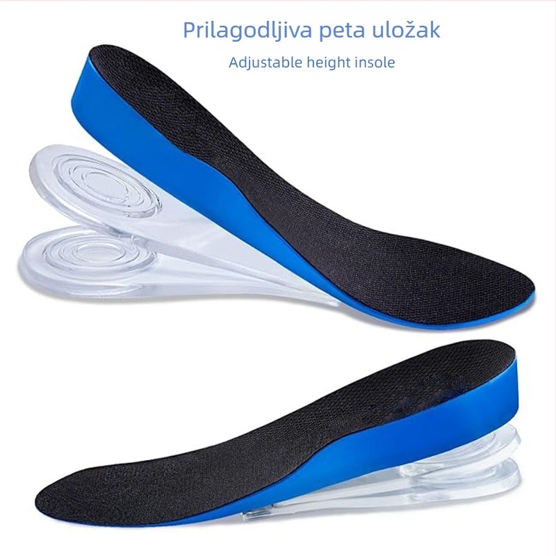 Podešavajuća nevidljiva stielka za povećanje visine, PU polustelka, upija znoj