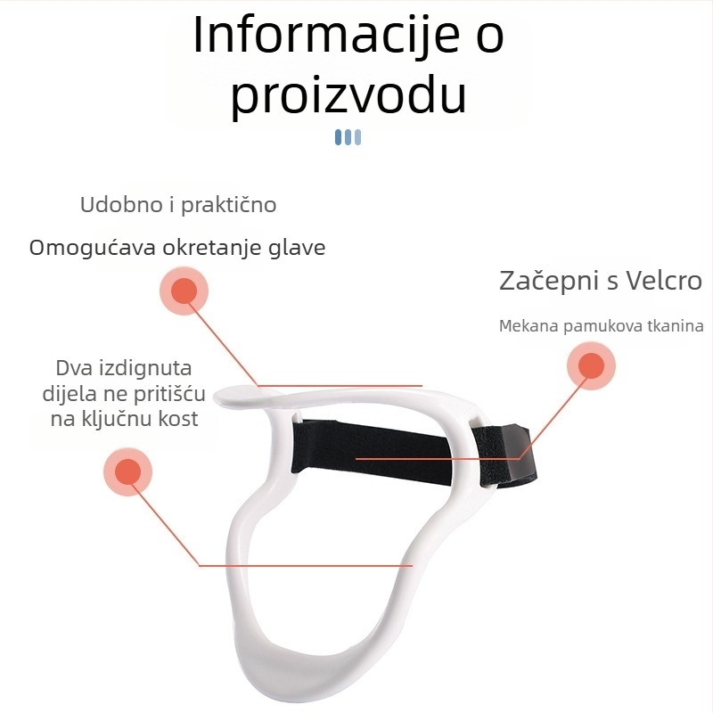 Ortaza za vrat s trakcionom – Shu Jie, PP materijal, model 01, prilagodljivo, 1 godina jamstva