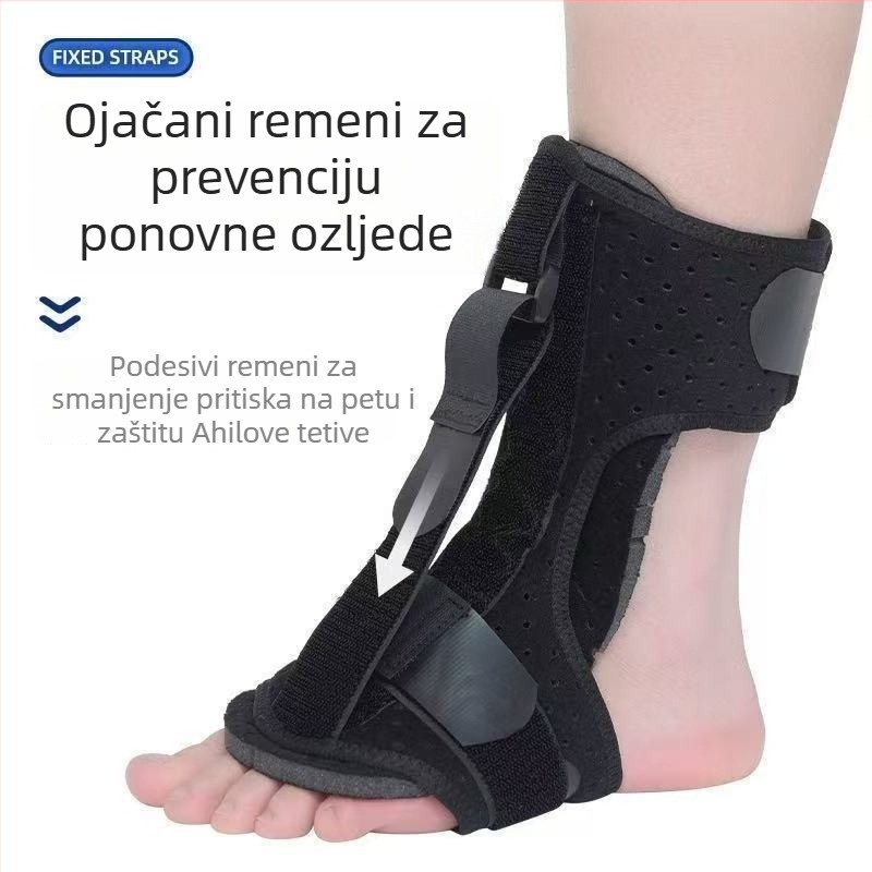 Ortóza stopala i gležnja s korekcijom inversije/eversion, zaštita od uganuća gležnja, kompozitna pjena-čelična ploča, model ZT01