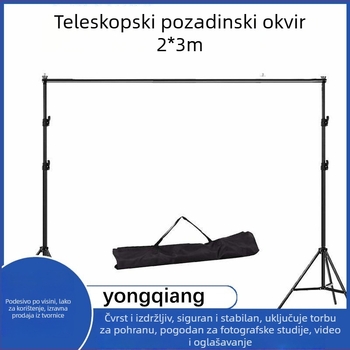 Medole MD88 pozadinski stalak s metalnim okvirom za fotografiju i video, pogodan za odjevne fotografije; uključuje okvir pozadine i torbu za pohranu