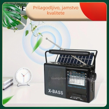 M-116BT Višebojno kratkovalno radio s USB-om, MP3, LED svjetlo, baterija 1000–1999 mAh