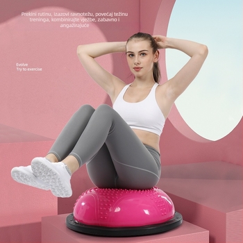 Wave Speed Ball – polukružna joga lopta za balans, PVC, 6 kg, napuhljiva