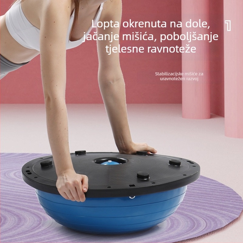 Wave Speed Ball – polukružna joga lopta za balans, PVC, 6 kg, napuhljiva