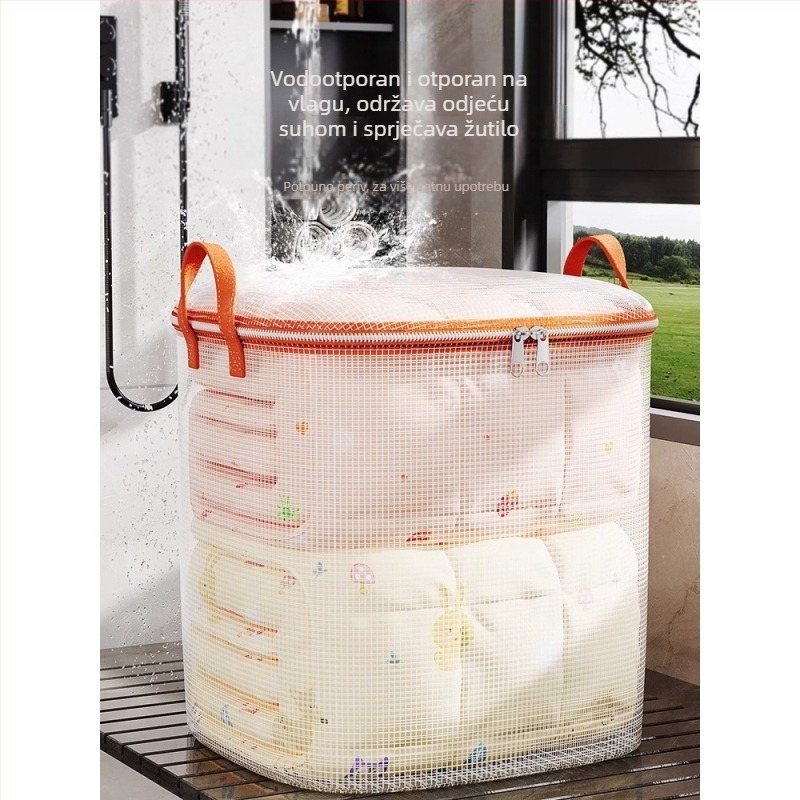 Torba za skladištenje odjeće od PVC-a (otpornost na prašinu i vlagu; prijenosna; kapacitet do 5 L)