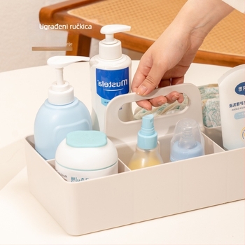 Kutija za pohranu pelena za bebu - PET plastični stolni organizator, Original good 38011446, dnevni boravak, moderan minimalistički stil