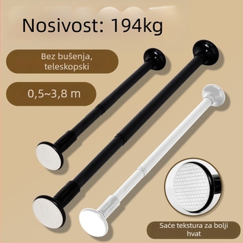 Metalna šipka za odjeću za spavaću sobu – moderan minimalistički stil, za vješanje odjeće, lansirana zimi 2017