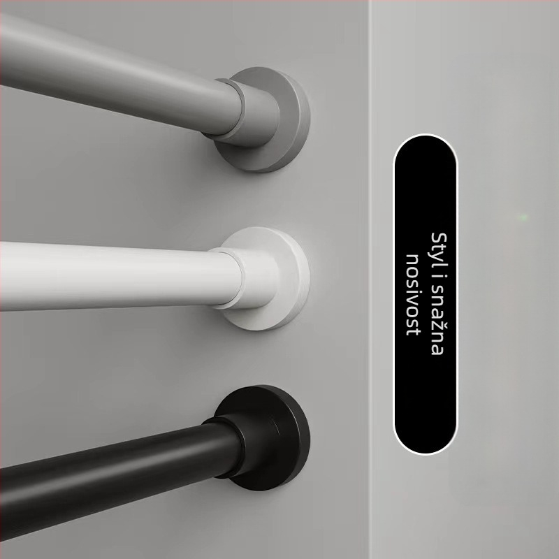 Metalna šipka za odjeću za spavaću sobu – moderan minimalistički stil, za vješanje odjeće, lansirana zimi 2017