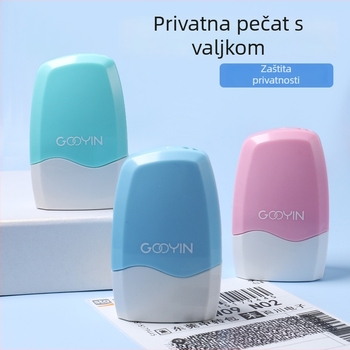 Pečat 005, 60×37×30 mm, plastika, cilindričan