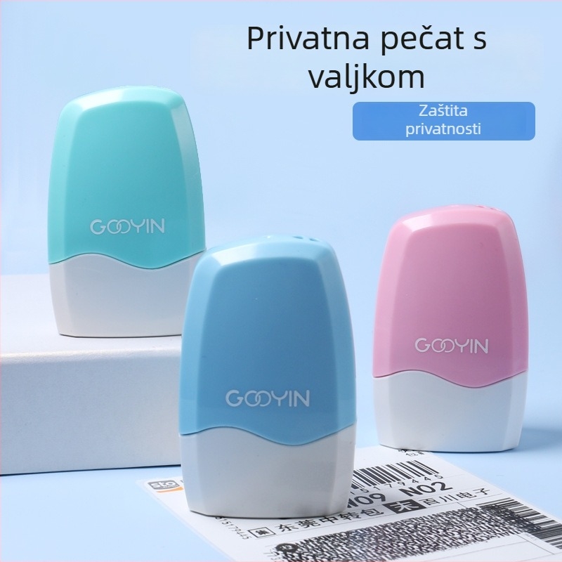 Pečat 005, 60×37×30 mm, plastika, cilindričan