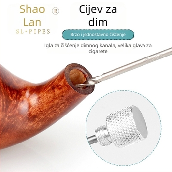 Čistač ugljika za lulu s podesivim škrabom za upaljač, igla s bušilicom, 6 oštrica
