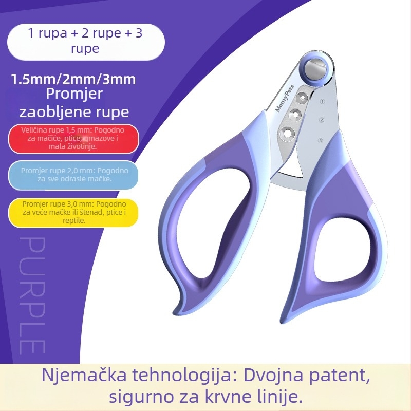 Klipovi za nokte kućnih mačaka i psa s zaštitom od ogrebotina — za početnike.