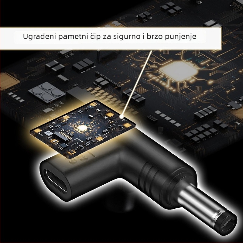 Adapter 5V Type-C ženski na DC, PD napajanje, kompatibilan s optičkim modemom/printerom/usmjerivačem/električnim alatima (Model 1004)