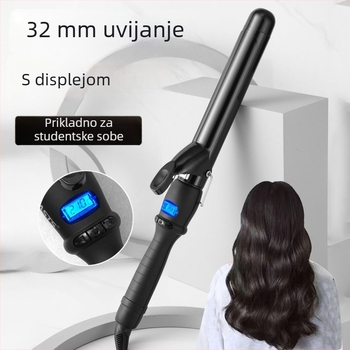 3-u-1 aparat za oblikovanje kose: kovrčanje, ravnanje i sušenje – bežično napajanje s litijskom baterijom; cilindar od ekološki prihvatljive legure