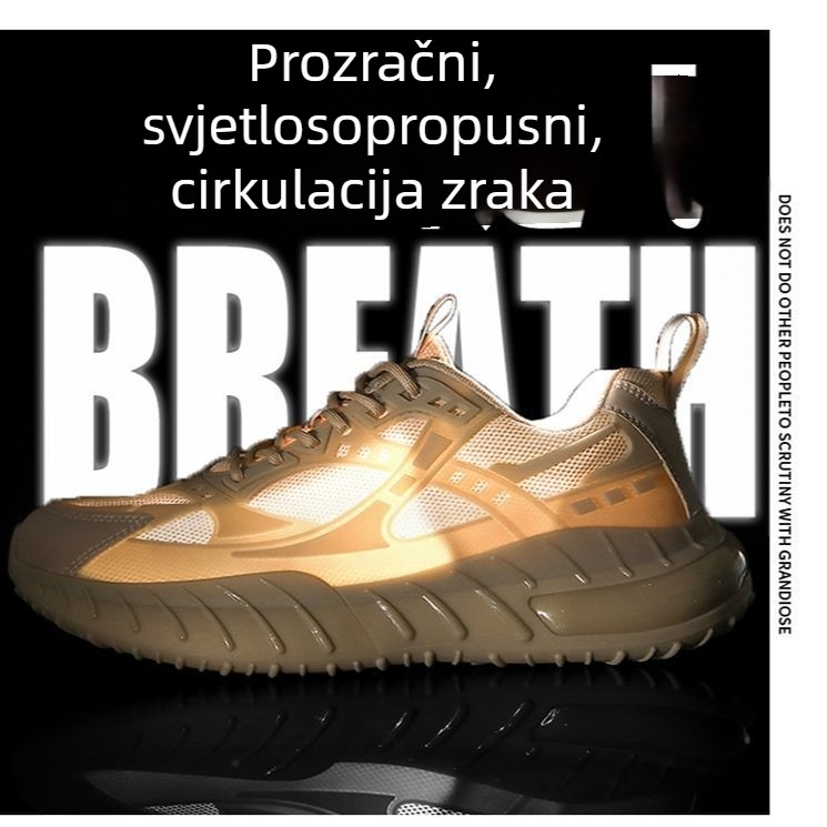 Muške tenisice Doudou, gornji dio od kože prvog sloja, TPU đon