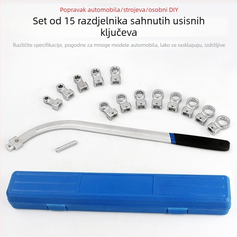 12-uglični automobilni ključ za motorni remen, alat za demontažu 12-uglovih vijaka i ključ za vodilicu kotača