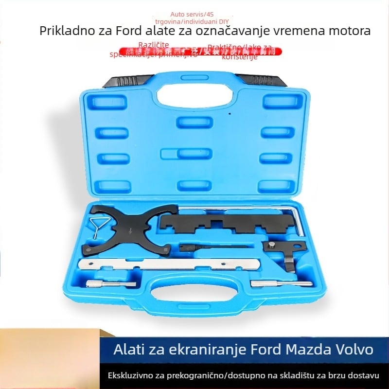Set alata za motorni vremenski čas Ford/Volvo/Mazda Mondeo 1.5T/1.6T — legirani čelik, specijalni alat za auto popravak