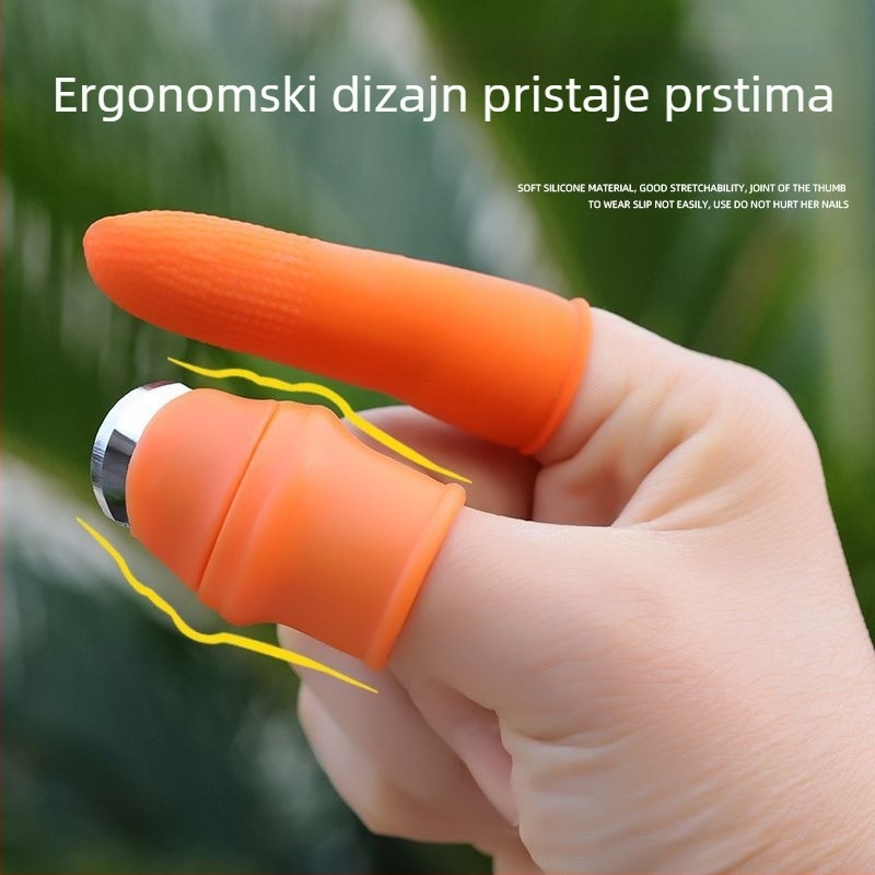 Višefunkcijski nož za palac s zaštitnim prstima za oljuštivanje češnjaka i berbu povrća