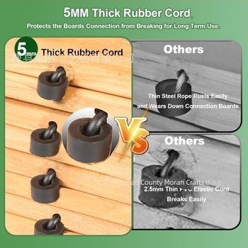 Sklopiva drvena staza za vrt, u obliku šipke, vanjska šetnica, moderni jednostavni stil, periva