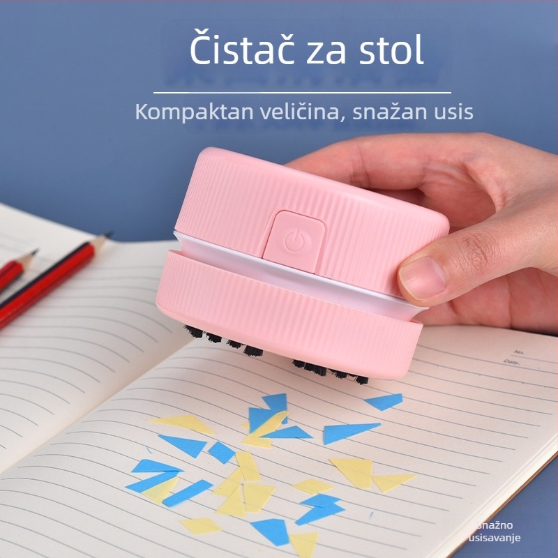 Prijenosni stolni usisivač s ugrađenom baterijom, USB napajanje, ciklonska mlaznica, suho usisavanje, trajanje više od 12 sati