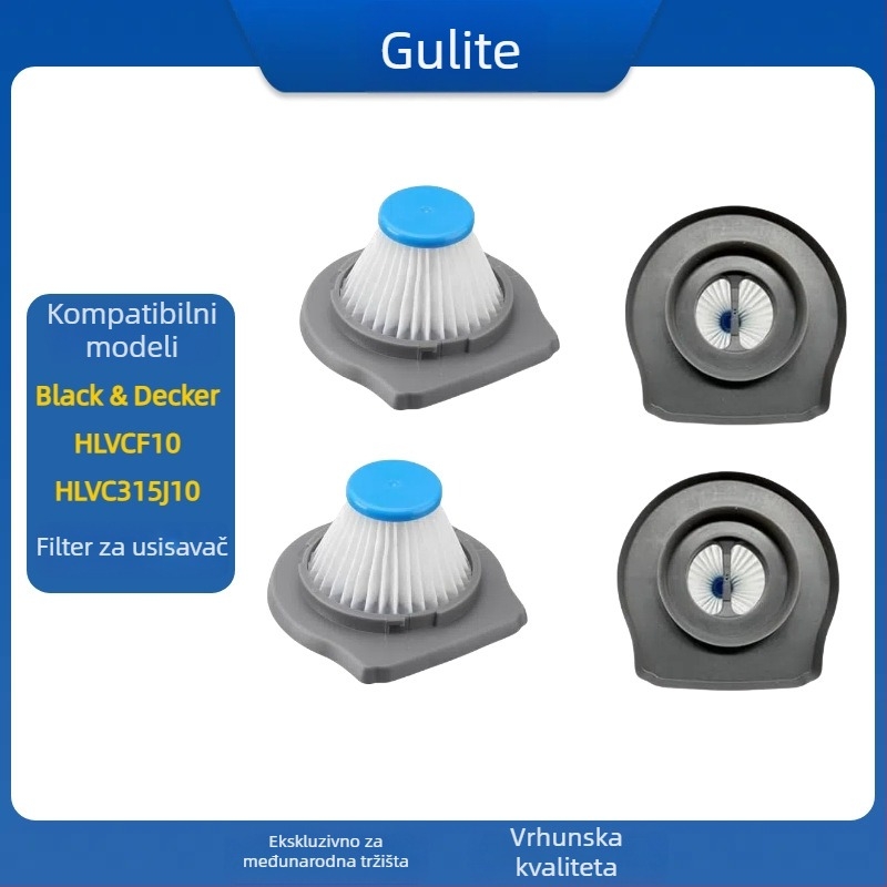 Filter usisavača za Black and Decker HLVCF10, Gulite, 110-250V, 120W, ručno upravljanje