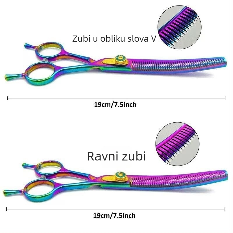 Škare za njegu psa, nehrđajući čelik, marka Consult