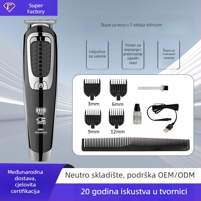 Kose za dlaku za kućne ljubimce – bezčetkasti motor, potpuno vodootporan, ugrađena baterija 500-800 mAh, trajanje rada 1-3 h, oštrica od nehrđajućeg čelika