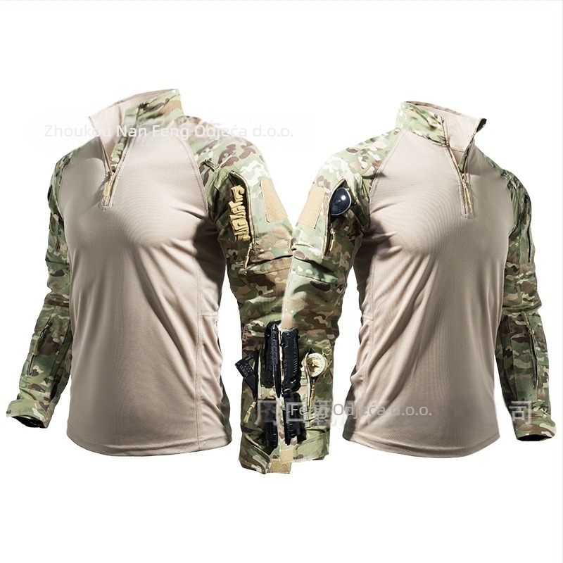 Wind Vojna trening maskirna uniforma, pamuk-mješavina tkanina, odvod vlage, kamuflažni uzorak, ljeto–proljeće, odrasli muškarci