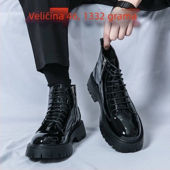 Muške Martin čizme, visokog kroja, gumeni đon, okrugli vrh, casual stil