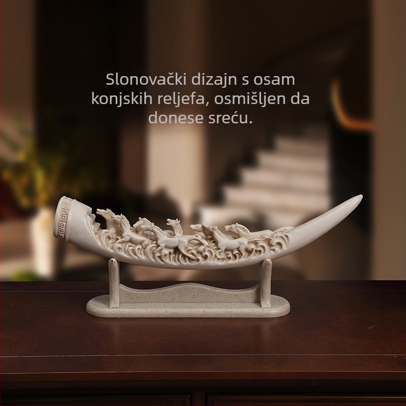 Smolnata ukrasna figura u kineskom stilu, Emmett – smolna umjetnička djela, dar za vjenčanje, rođendan i useljenje