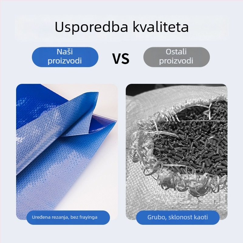 Kompozitna tkana vrećica – Laminirane dvostruke vreće za hranu, vrećica s otvorom, višebojni tisak, nosivost 100