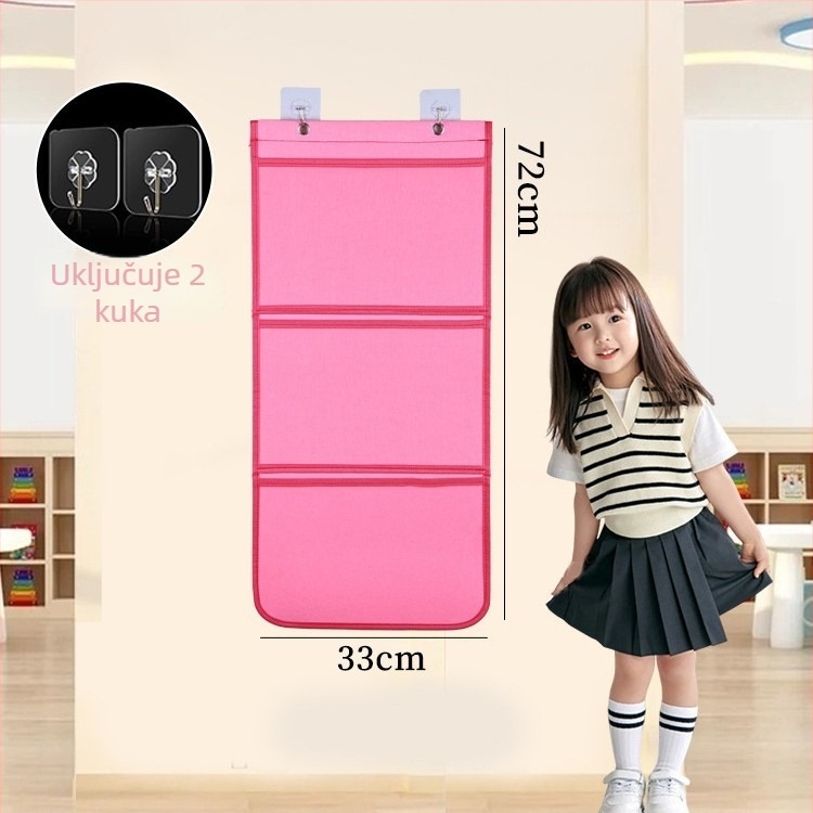 Torbica za prikaz dječjih radova na zidu — model 001, marka House of Rabbits, klasični kineski stil.