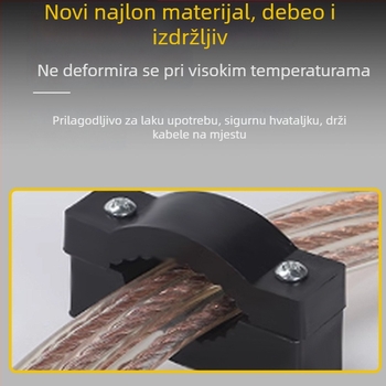 Debeli plastični klips za kablove